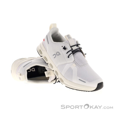 On Cloud Sky Kinder Freizeitschuhe-Weiss-5
