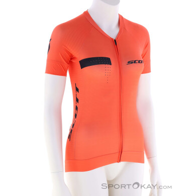Scott RC Pro S/S Damen Bikeshirt-Orange-S