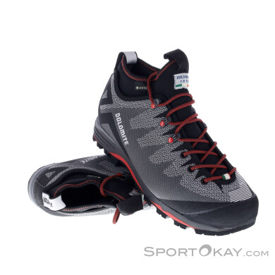 Dolomite Veloce GTX Herren Trekkingschuhe Gore-Tex-Rot-7,5