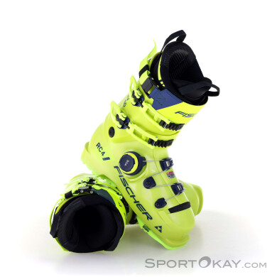 Fischer RC4 130 MV BOA Herren Skischuhe-Gelb-26,5