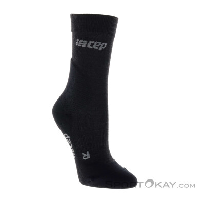 CEP Cold Weather Mid Cut Damen Laufsocken-Schwarz-2