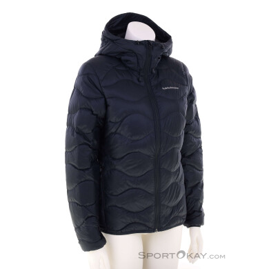 Peak Performance Helium Down Hood Damen Outdoorjacke-Schwarz-L