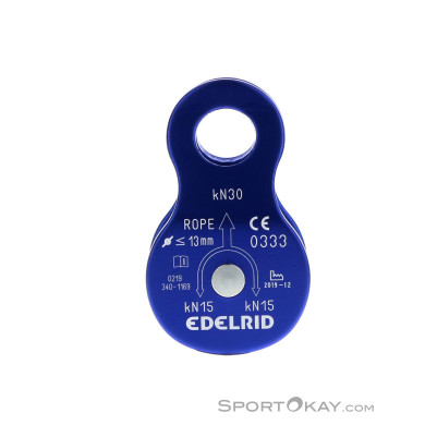Edelrid Tum Umlenkrolle-Blau-One Size