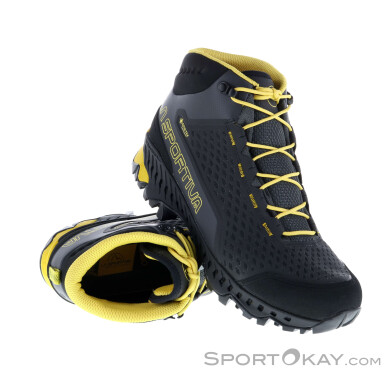 La Sportiva Stream Surround GTX Herren Zustiegsschuhe Gore-Tex-Schwarz-45,5