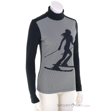 CMP Sweat Damen Funktionsshirt-Schwarz-38