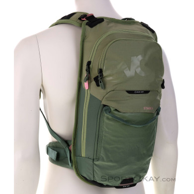 Evoc Stage 6l Bikerucksack mit Trinksystem-Oliv-Dunkelgrün-6