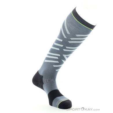 Ortovox Ski Tour Long Herren Skisocken-Grau-42-44
