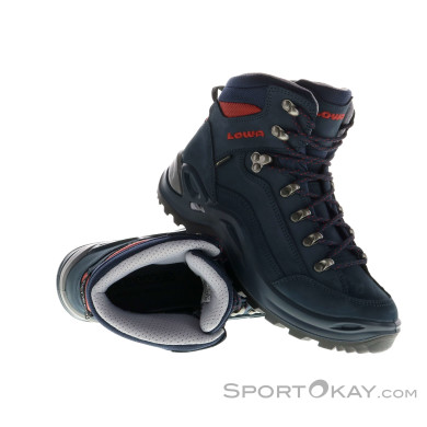 Lowa Renegade Mid GTX Damen Wanderschuhe Gore-Tex-Dunkel-Blau-6