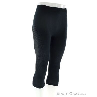 Odlo Performance Warm Base Layer 3/4 Herren Funktionshose-Schwarz-L