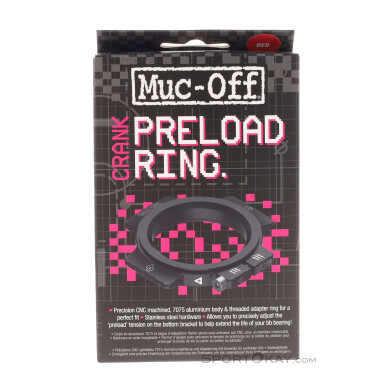 Muc Off Crank Preload Ring Bike Zubehör-Rot-One Size