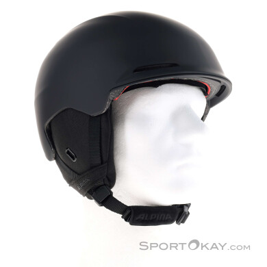 Alpina Kroon MIPS Skihelm-Schwarz-55-59