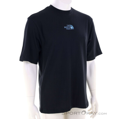 The North Face Liquid Logo Oversize Herren T-Shirt-Schwarz-M
