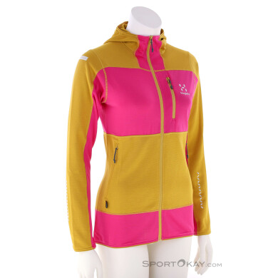 Haglöfs L.I.M Mid Fast Hood Damen Sweater-Pink-Rosa-M