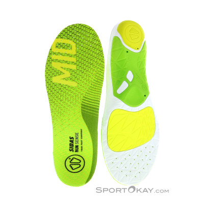 Sidas 3Feet Run Sense Mid Einlegesohlen-Grün-S