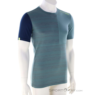 Ortovox 185 Rock‘N‘Wool Herren Funktionsshirt-Grau-XXL