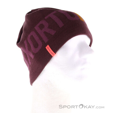 Ortovox Patchwork Mütze-Dunkel-Rot-One Size