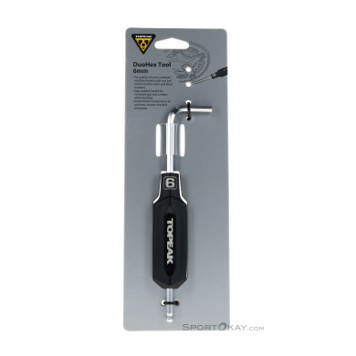 Topeak Duo Hex 6mm Werkzeug-Schwarz-One Size