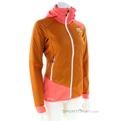Ortovox Swisswool Col Becchei Hybrid Damen Tourenjacke-Orange-S