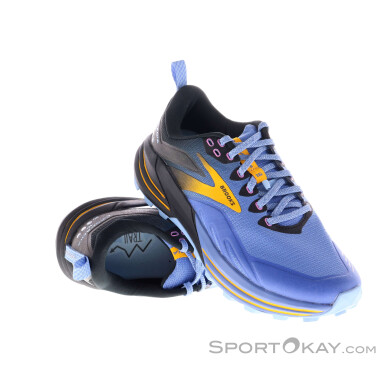 Brooks Cascadia 16 Damen Traillaufschuhe-Hell-Blau-7,5