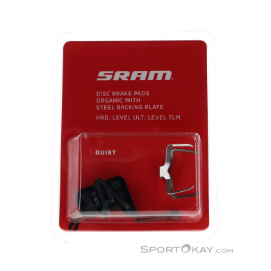 Sram Road Disc Level organisch/Stahl Bremsbeläge-Schwarz-One Size