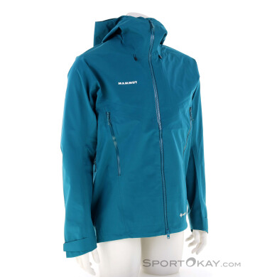 Mammut Crater IV HS Hooded Herren Outdoorjacke-Türkis-M