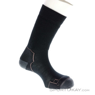 Icebreaker Hike+ Medium Crew Damen Wandersocken-Schwarz-L