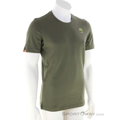 Karpos Loma Cotton Herren T-Shirt-Oliv-Dunkelgrün-S