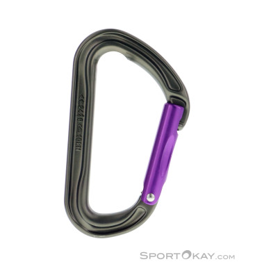 DMM Shadow Straight Gate Schnappkarabiner-Lila-One Size