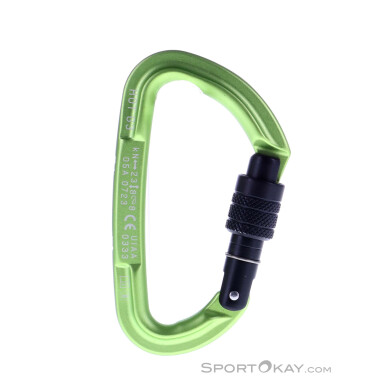 Salewa Hot G3 Schraubkarabiner-Grün-One Size