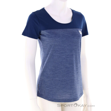 Ortovox 150 Cool Logo Damen T-Shirt-Dunkel-Blau-S