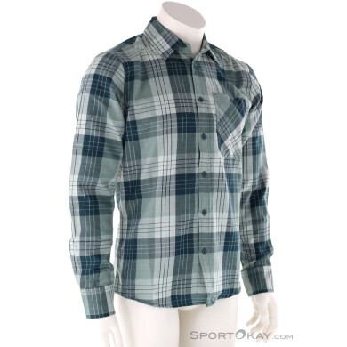 Helly Hansen Aker Flannel LS Herren Hemd-Hell-Blau-M