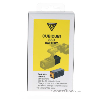 Topeak CubiCubi 3000mAh Akku Batterie-Schwarz-One Size