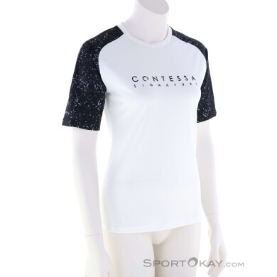 Scott Trail Contessa Sign. S/S Damen Bikeshirt-Weiss-M