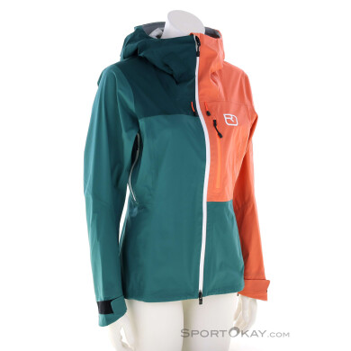 Ortovox Ortler 3L Damen Outdoorjacke-Grün-S