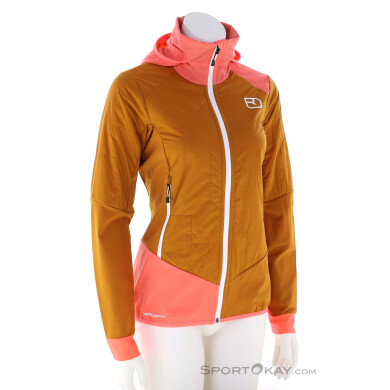 Ortovox Swisswool Col Becchei Hybrid Damen Tourenjacke-Orange-XS