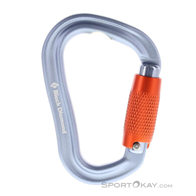 Black Diamond Vaporlock Twistlock HMS-Karabiner-Grau-One Size