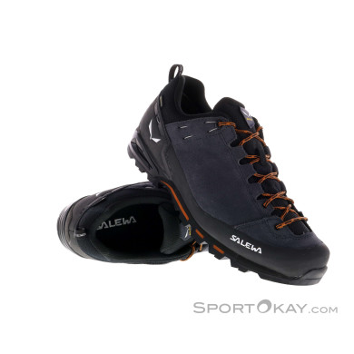 Salewa MTN Trainer Classic GTX Herren Wanderschuhe Gore-Tex-Dunkel-Grau-9,5