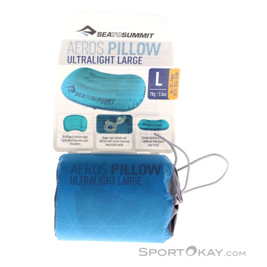 Sea to Summit Aeros Ultralight Pillow L Kissen-Blau-One Size