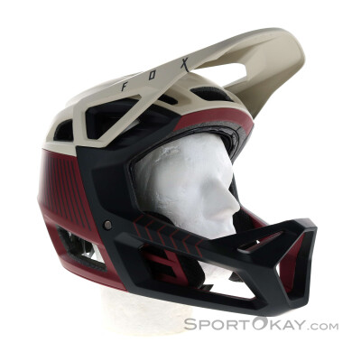 Fox Proframe RS MIPS Fullface Helm-Dunkel-Rot-L