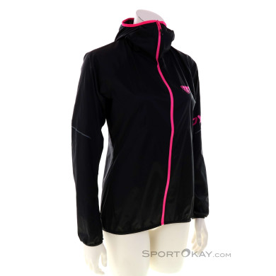Dynafit Vert Wind 72 Damen Laufjacke-Schwarz-36