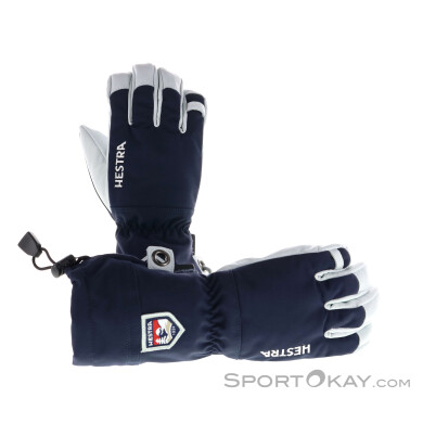 Hestra Army Leather Heli Ski Handschuhe-Dunkel-Blau-8