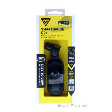 Topeak SmartGauge D2X Digital Manometer-Schwarz-One Size