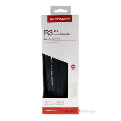 Bontrager R3 Hard-Case Lite TLR 60a 700C Reifen-Schwarz-700x25C