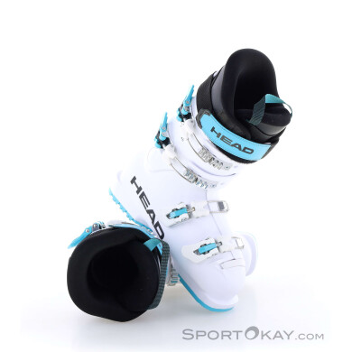 Head Raptor 60 Kinder Skischuhe-Weiss-24,5