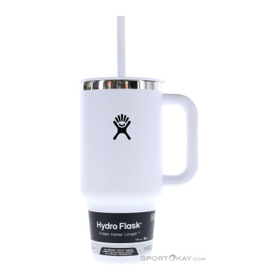 Hydro Flask 32oz Travel Tumbler 946ml Thermobecher-Weiss-One Size