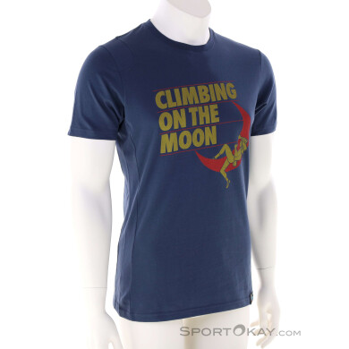 La Sportiva Moon Rock Herren T-Shirt-Blau-M
