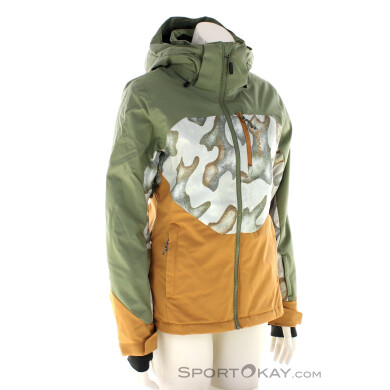 O'Neill Carbonite Damen Skijacke-Oliv-Dunkelgrün-M
