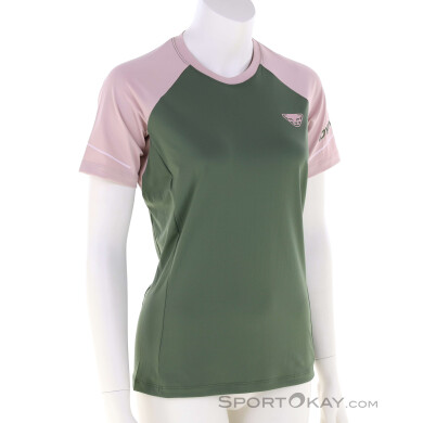 Dynafit Alpine Pro Damen T-Shirt-Oliv-Dunkelgrün-36