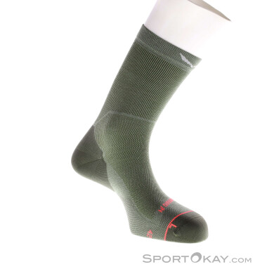 Salewa Eagle Light Crew Herren Socken-Oliv-Dunkelgrün-39-41