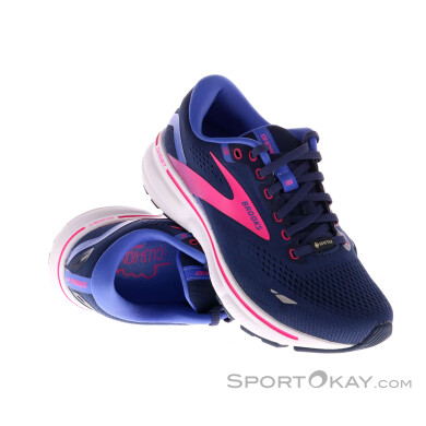 Brooks Ghost 15 GTX Damen Laufschuhe Gore-Tex-Pink-Rosa-7,5
